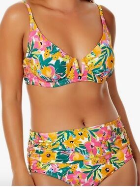 NWT Anne Cole Limited Edition Bikini Set 3 Way Waist Swimsuit